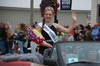 Miss Middle River BrookLynn Holmestad waves to the crowd at the Goose Fest Parade in Middle River on September 23, later helping hand out parade awards. The Forty-Ninth Annual Goose Fest celebration took place September 22-24.