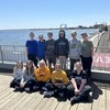The GMR sixth grade class posed as a group on its class trip to Duluth. Pictured are (L-R): Front row: Charley Walsh, Colbie Bulow, Kaeleigh Anderson, Madi Pulk and Kloey Rood; Back row: Whylin Wimpfheimer, Briggs Bertilrud, Ty Grinsteiner, Adrian Nelson, Emerson Wiskow and Carson Stauffenecker. (photo submitted by Kara Nelson)