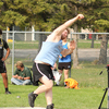Treston Nichols throws the shotput during a meet in Roseau on May 15, a meet the BGMR/Freeze boys won as a team with just 10 student-athletes. (photo by Alyssa Aune Photography)