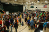 People packed the Greenbush-Middle River School for the the Fiftieth Annual Greenbush Commu- nity Halloween Party on October 30, 2022, including 700 plus people, 10,000 plus pieces of candy, 300 balloons, 280 caramel apples, and 300 bags of cotton candy. The Greenbush community also had trick or treating on Halloween night. (photo by Ryan Bergeron)