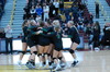 The Gator players celebrate together following the team’s 3-2 win over the Kittson County Central Bearcats in the Section 8A Championship match from the University of Minnesota Crookston on November 3. The Gators will head to the Minnesota Class A State Volleyball Tournament from the Xcel Energy Center in St. Paul. The team will open versus the third-seeded and Section 1A Champion, the Mabel-Canton Cougars, on Thursday, November 9 at 7 pm. (photo by Ryan Bergeron)
