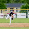 Taylor Davy releases a throw during the Gator Baseball team’s 2-1 walk-off road playoff loss to the Sacred Heart Eagles in East Grand Forks back on May 30, 2023. (photo by Bruce Brierley)