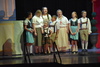 The von Trapp children and Maria sing “My Favorite Things” after Maria returns to the von Trapp mansion during the Greenbush-Middle River Drama Department’s musical production of “The Sound of Music,” taking place November 17-19 on the GMR School stage. Pictured are (L-R): Brigitta, played by Ari Kuznia, Maria, played by Jocelyn Waage, Gretl, played by Olivia Lambert, Liesl, played by Brylie Kjersten (standing behind Gretl), Kurt, played by Henry Pulk, Louisa, played by Jozie Stohs, Marta, played by Noella Christianson, and Friedrich, played by Myron Paquin. (submitted photo)